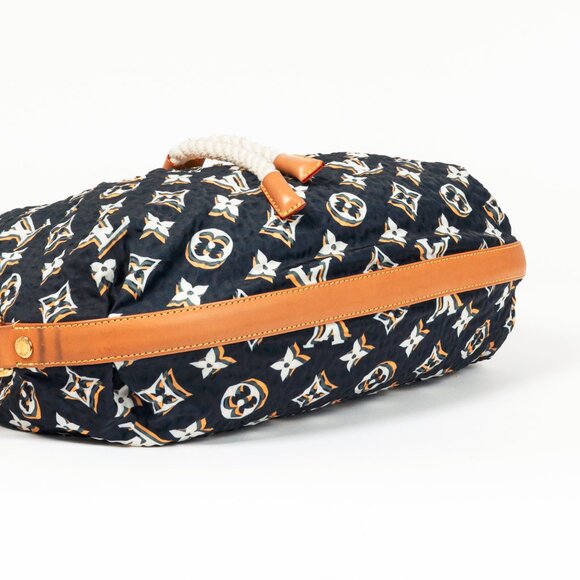 Louis Vuitton Bulles MM Navy Monogram Rope-Tassel Hobo Bag - Picture 5 of 14